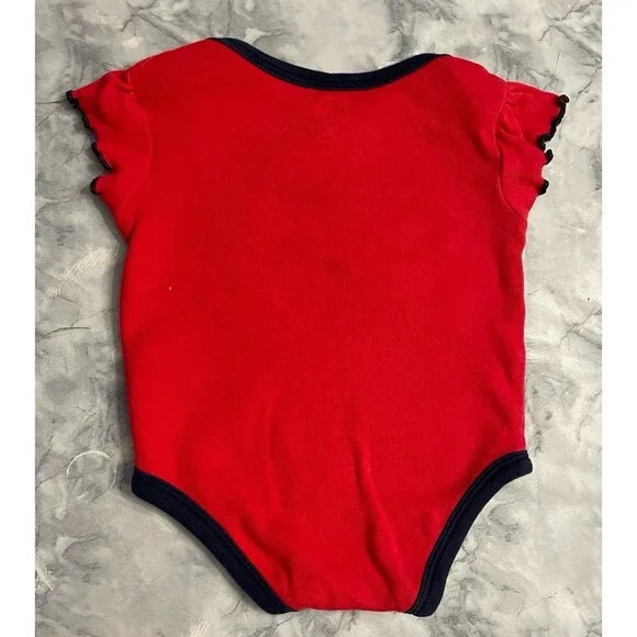 NFL New England Patriots Football Baby Girl Onesie Bodysuit, Size 3-6 months - Picture 3 of 4